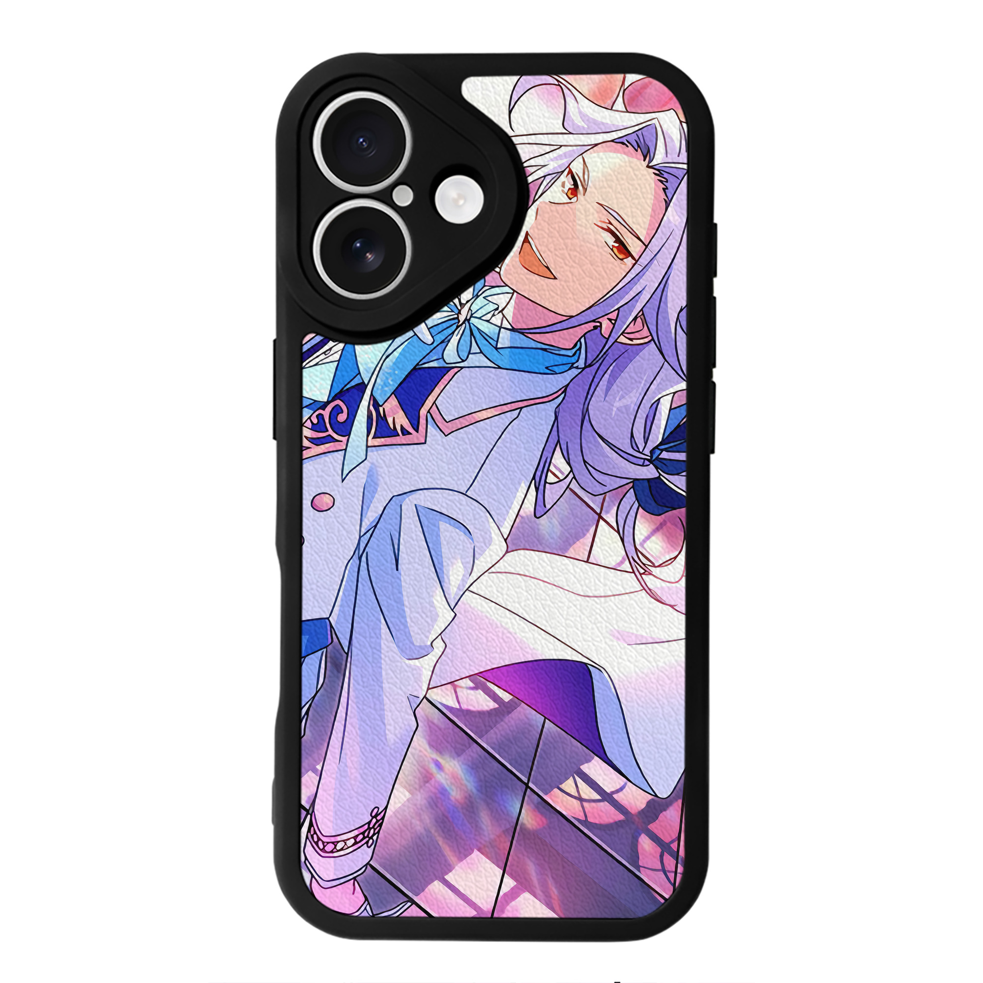 （画像用） あんさんぶるスターズ! Ensemble Stars 【iPhone 16シリーズ対応】シリコンスマホケース（レザー調） 材質：シリコン